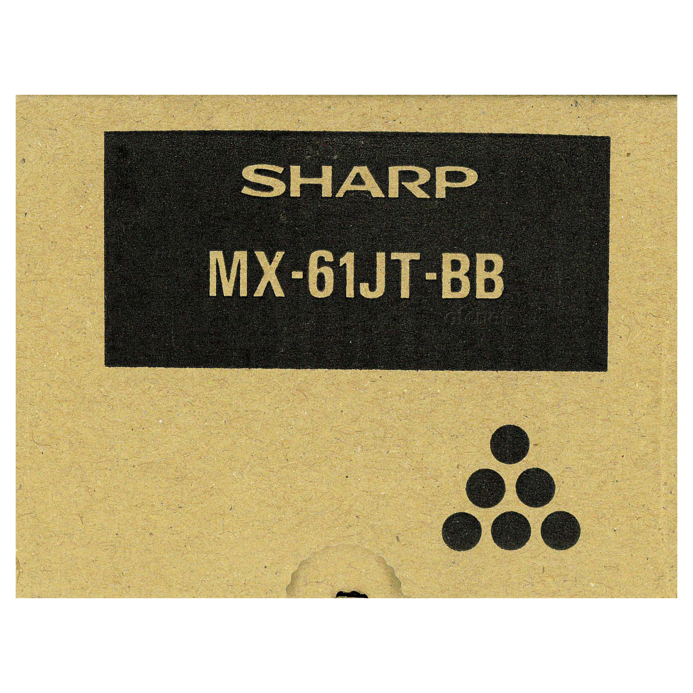 SHARP リモート保守付き カラー複合機用 ブラックトナーカートリッジ MX61JTBB MX-61JTBB