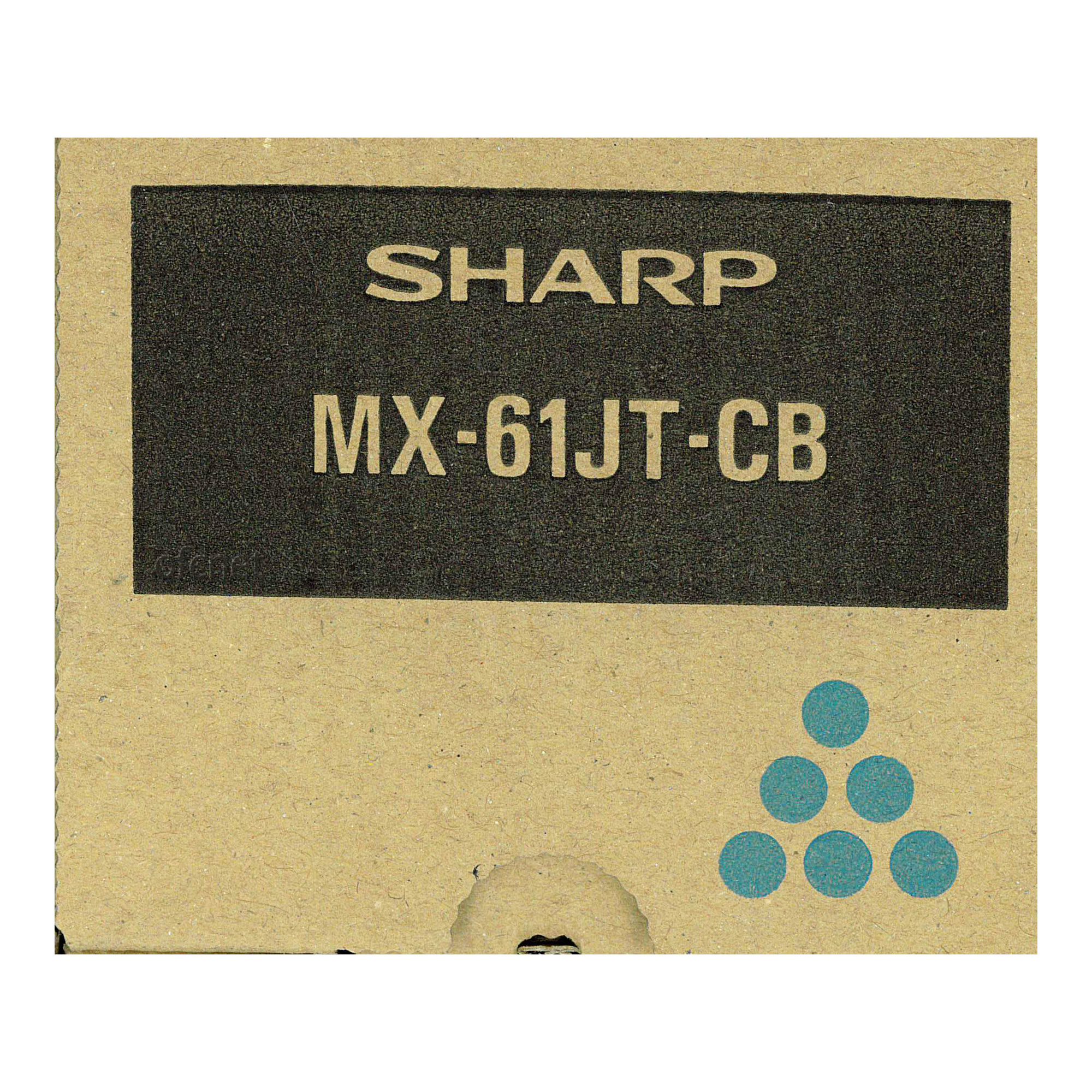 SHARP リモート保守付き カラー複合機用 シアントナーカートリッジ MX61JTCB MX-61JTCB