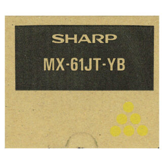 SHARP リモート保守付き カラー複合機用 イエロートナーカートリッジ MX61JTYB MX-61JTYB